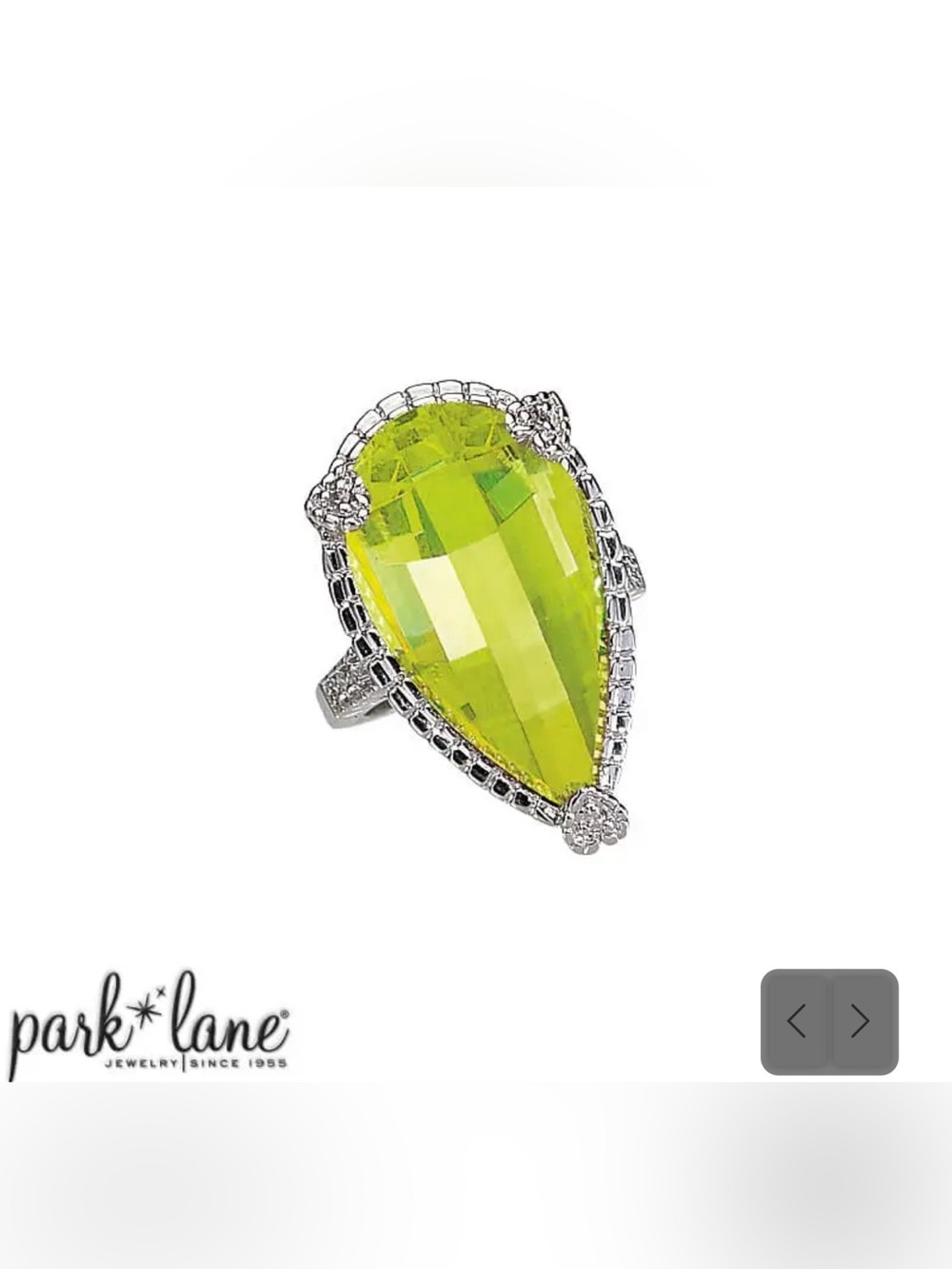 Park Lane “Glamorous” Ring in Size 7! NWOT!